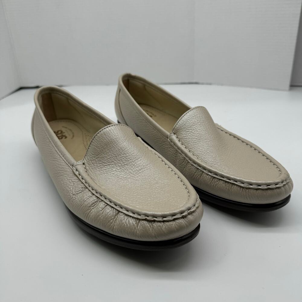 SAS‎ SIMPLIFY PEARL BONE Tripad Comfort Slip On Womens Size 12m Indoor Use Only